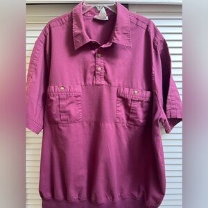 King Size Big 3XL Vintage Short Sleeved Shirt